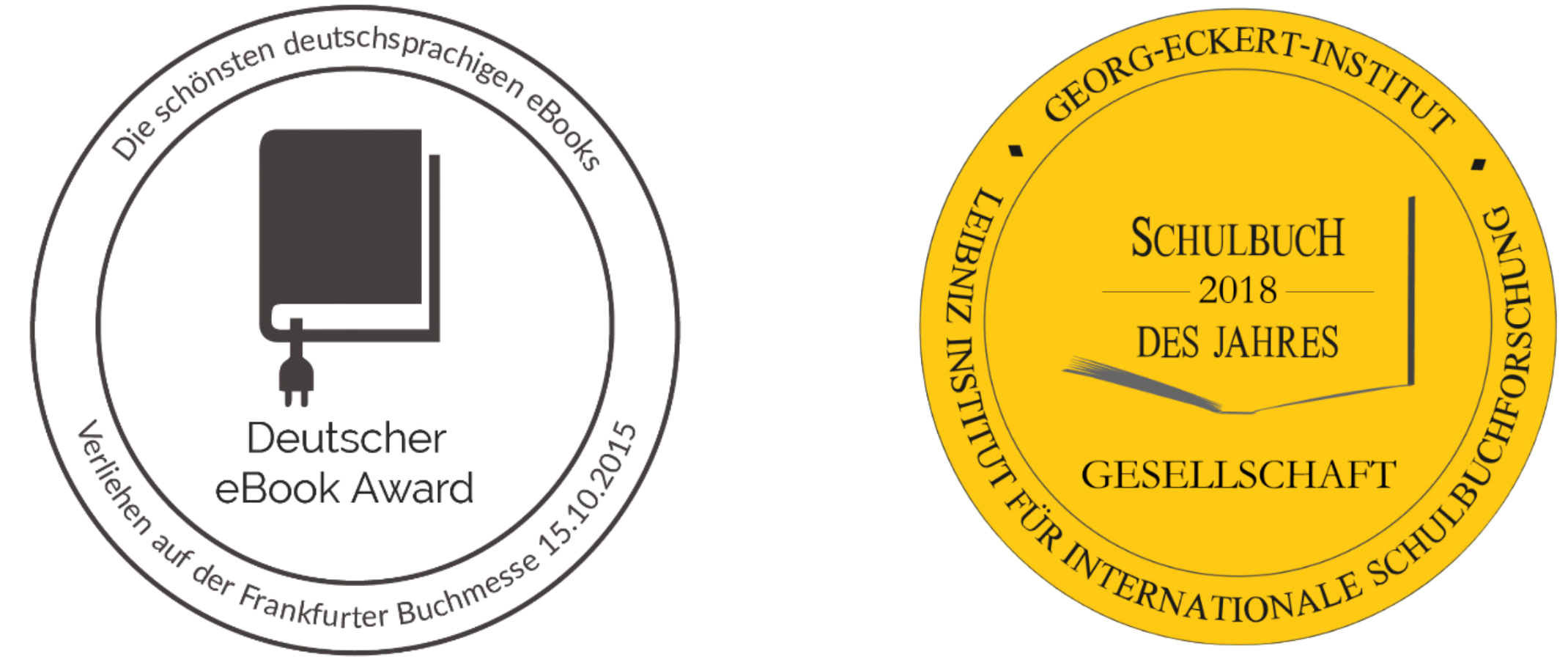 Deutscher eBook Award und Schulbuch des Jahres – Auszeichnungen